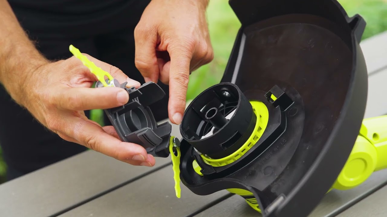 Remplacer la bobine + couvercle pour coupe-bordures sur batterie (RAC124 / RAC155)