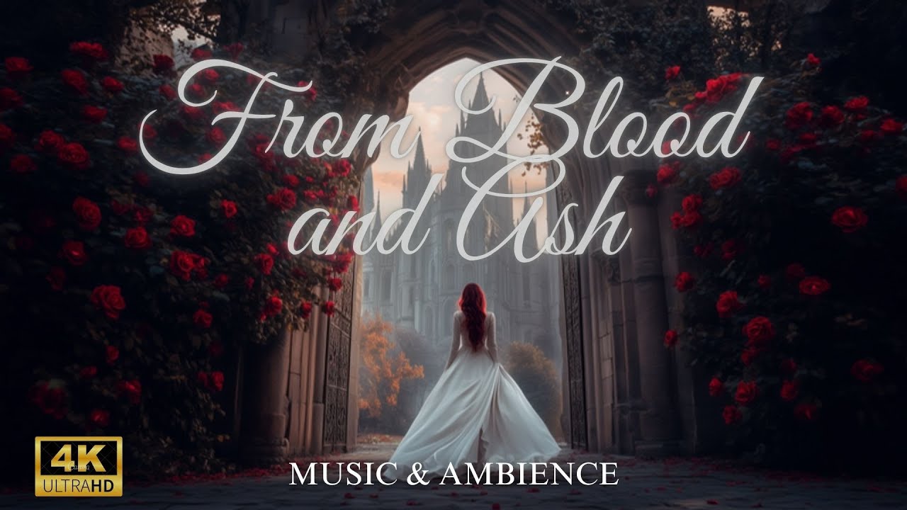 ⚔️❤️ From Blood and Ash Ambience | Dark Academia Music | Romantasy Reading Ambience