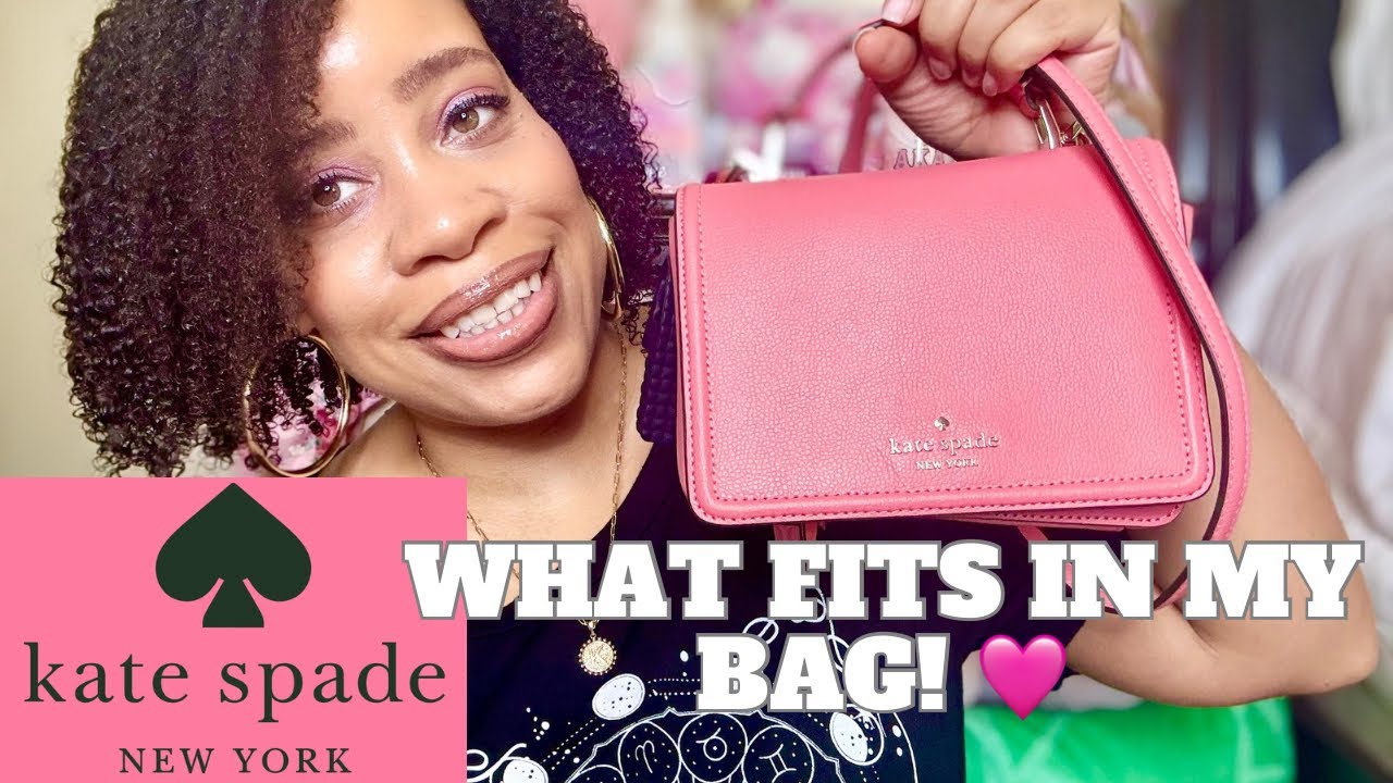 What Fits In My Pink Kate Spade Crossbody Bag! My Must Have Everyday Bag Essentials 🩷