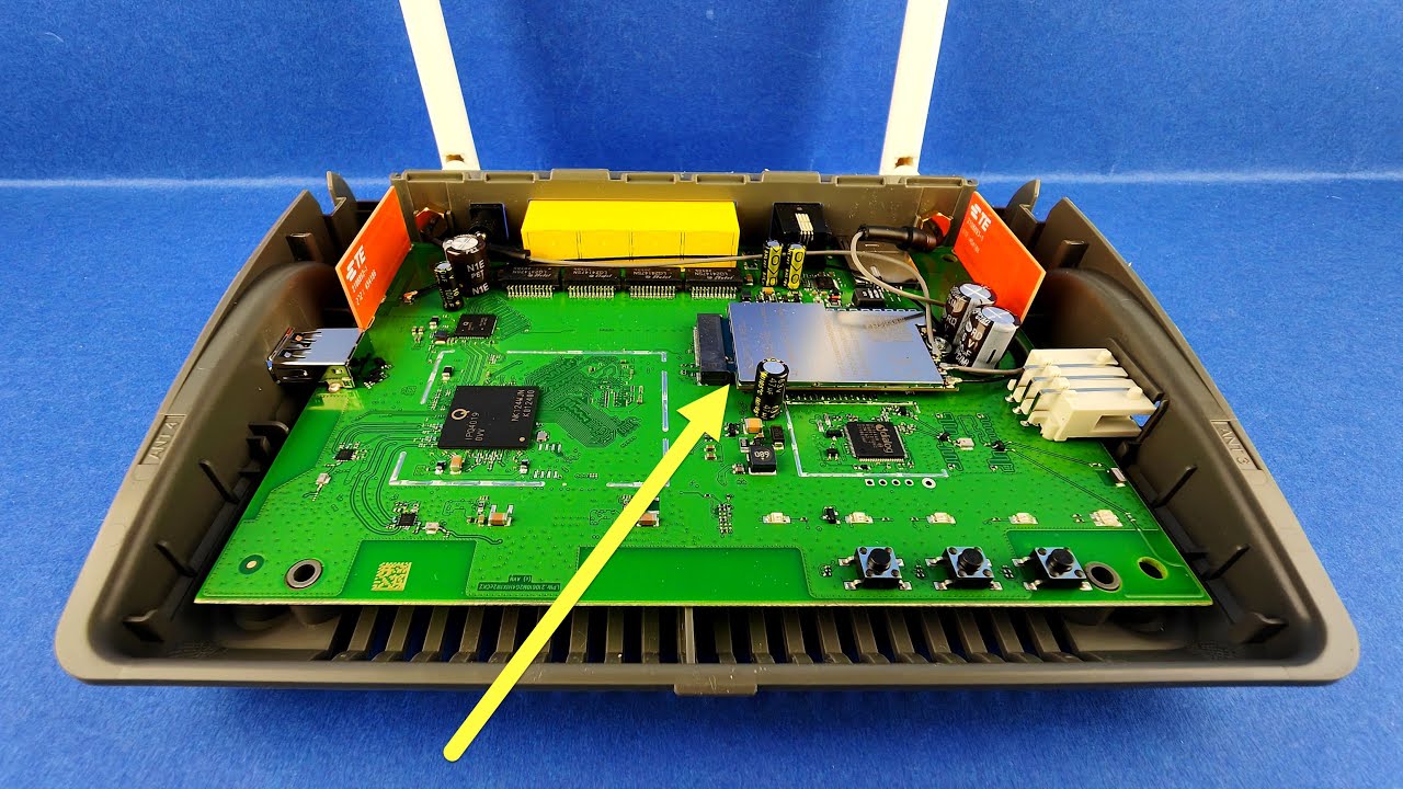 Innenleben Fritzbox 6850 5G: Teardown 3G 4G 5G Router