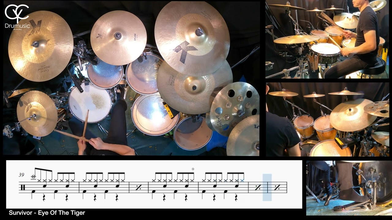 Eye Of The Tiger  - Survivor / Drum Cover By CYC (