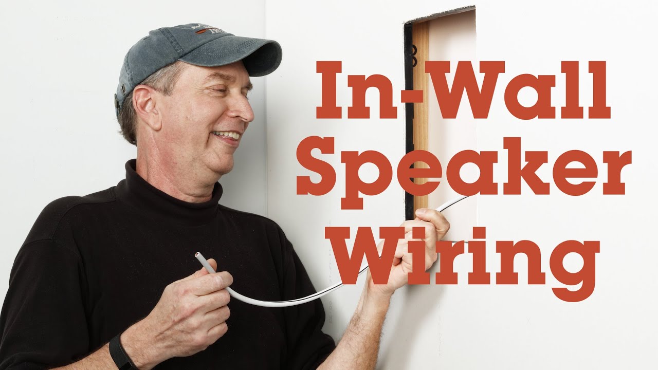 How to run wires for in-wall speakers | Crutchfield video