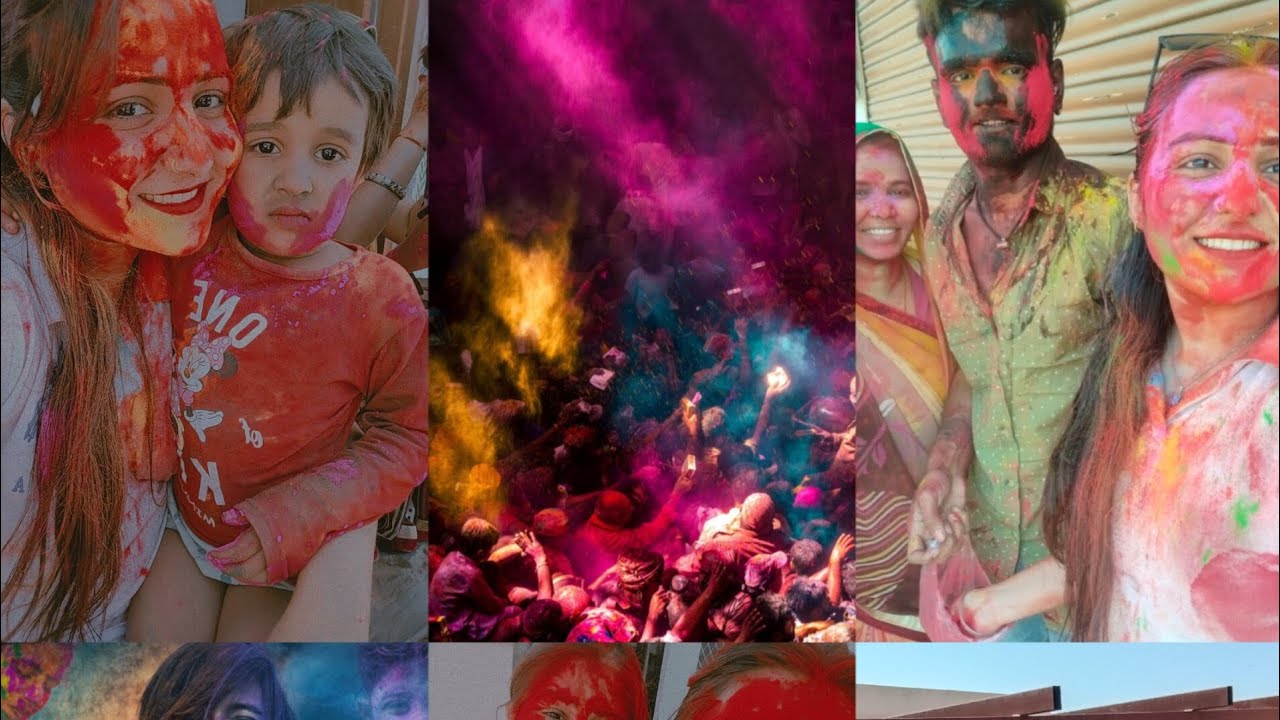 Happy holi😍|| Ye Kya Hogya Kesi Shakal Hogyi😅|| Biyaji Or Dar Gye Humari Holi Dekh Ke🤣🤣😅 