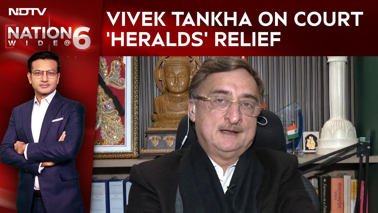 National Herald Case | Court 'Heralds' Relief For Gandhis: Cong MP Vivek Tankha Speaks To NDTV