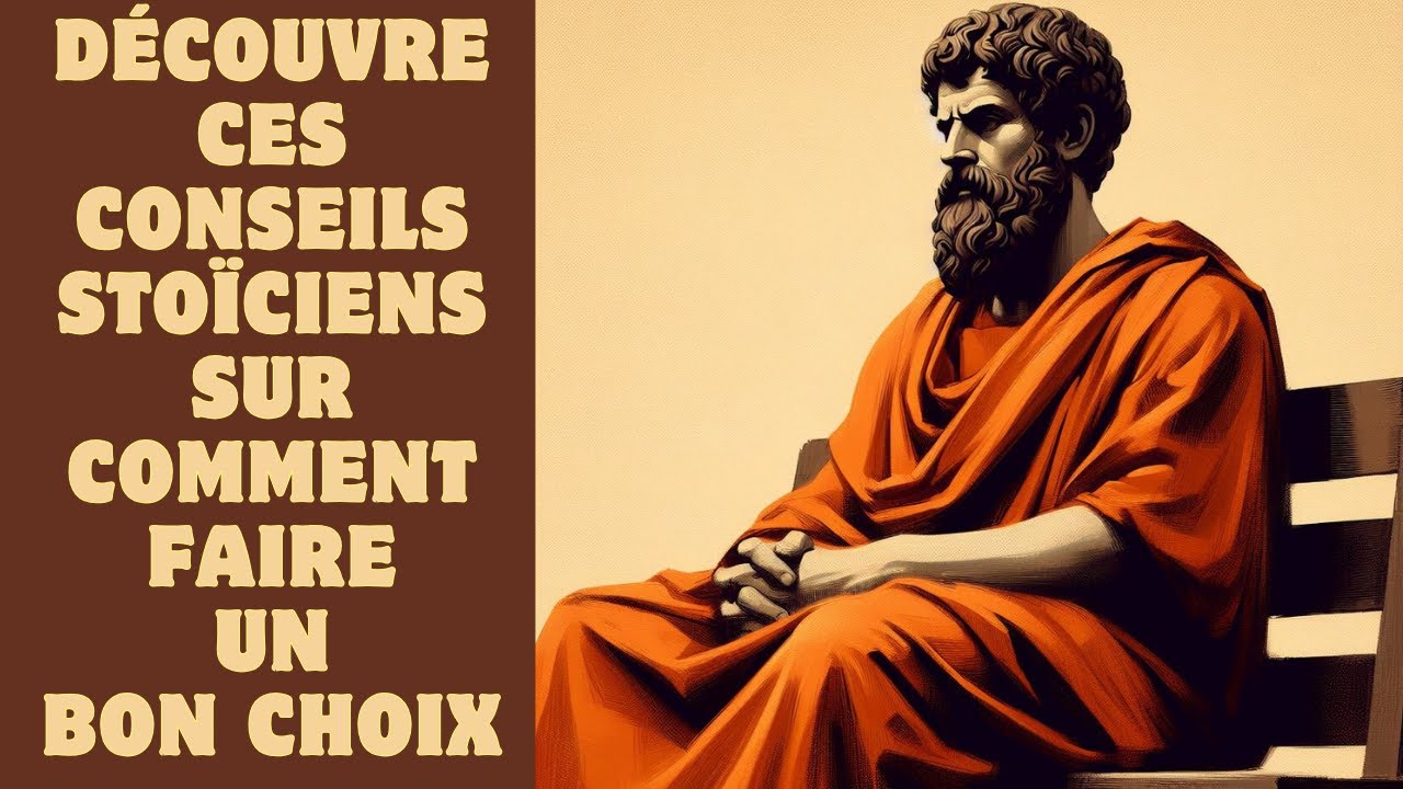 Enseignements sto&iuml;ciens sur comment faire un bon choix.