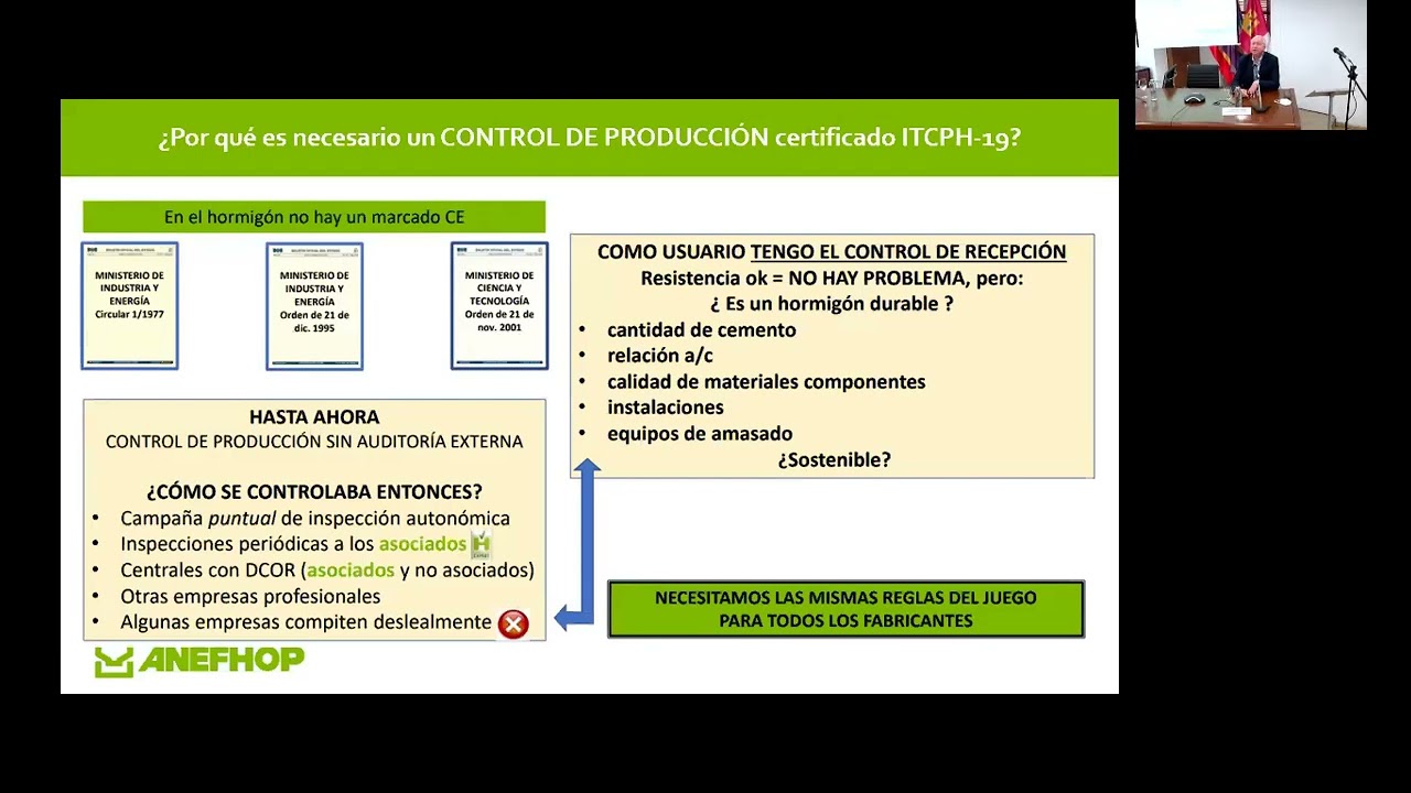Jornada 'El hormigón en el nuevo código estructura'