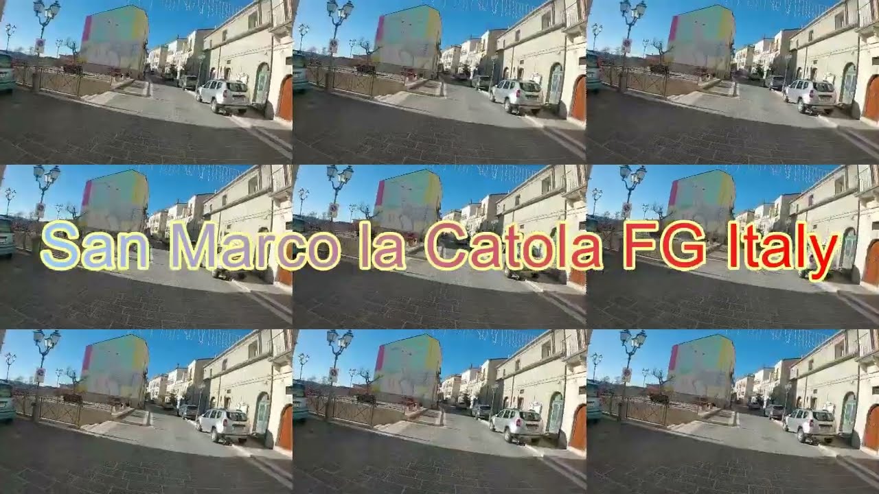 Passeggiata per le vie di San Marco la Catola FG Italy 30 Dicembre 2024