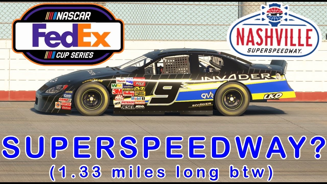 NASCAR iRacing FedEx Cup Series at Nashville | NOT a Superspeedway