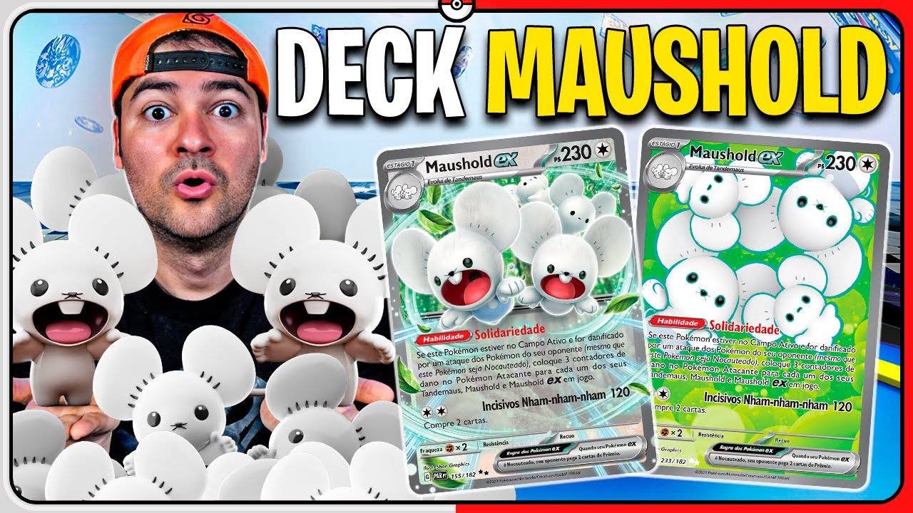 Pokémon TCG LIVE: Deck MAUSHOLD EX e a Gangue dos RATOS | Estudo de Deck #22
