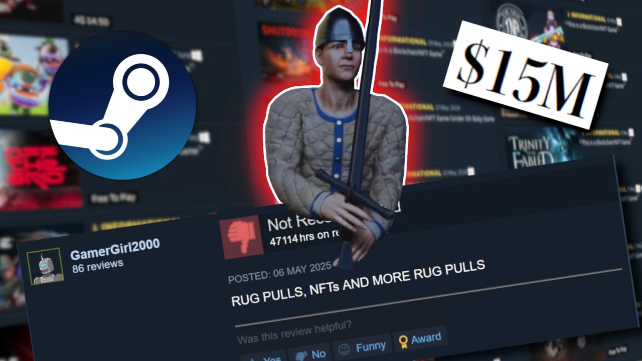 Steam Dumpster Diving But It's ALL NFT GAMES