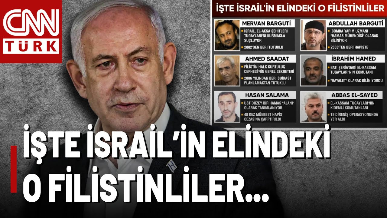 İsrail'in Elindeki Esirler Kim? İsrail Hangi Filistinli Esirleri Serbest Bırakmak İstemiyor?