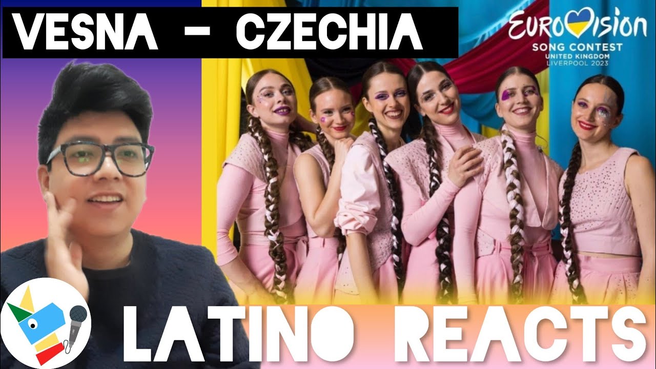 My sister's crown - Vesna - Czechia  2023 First Semifinal [Latino Reaction] #eurovision #12points