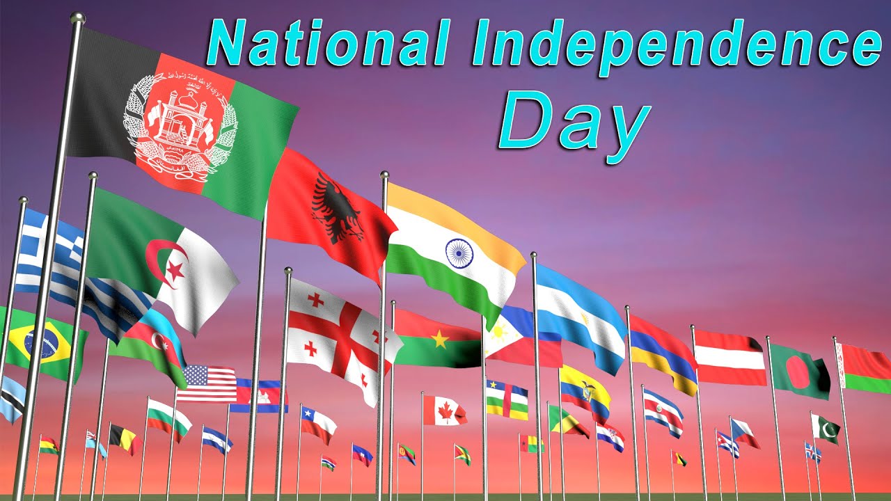 National independence days of all  Countries  in the world