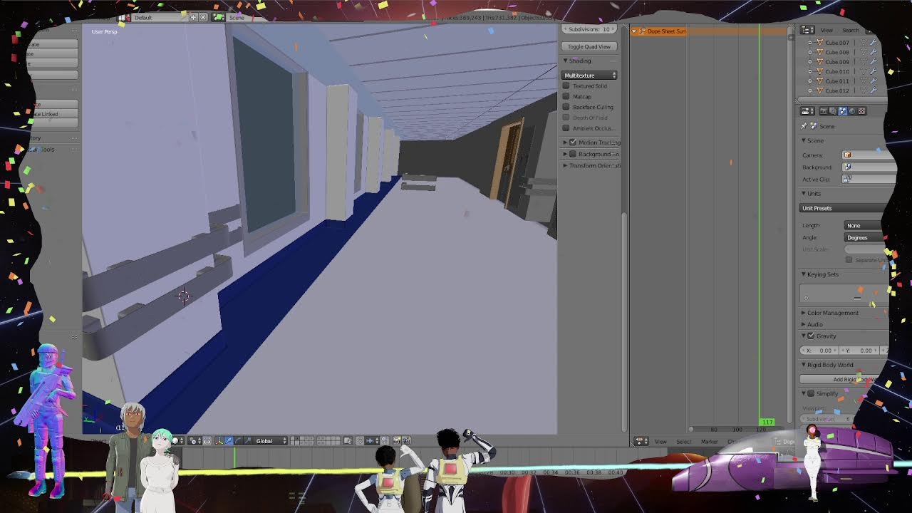 3D modeling in Blender for New Animation Project