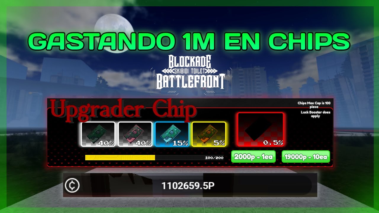 💰 Gastando 1M de cens en chips | ST Blockade Battlefront