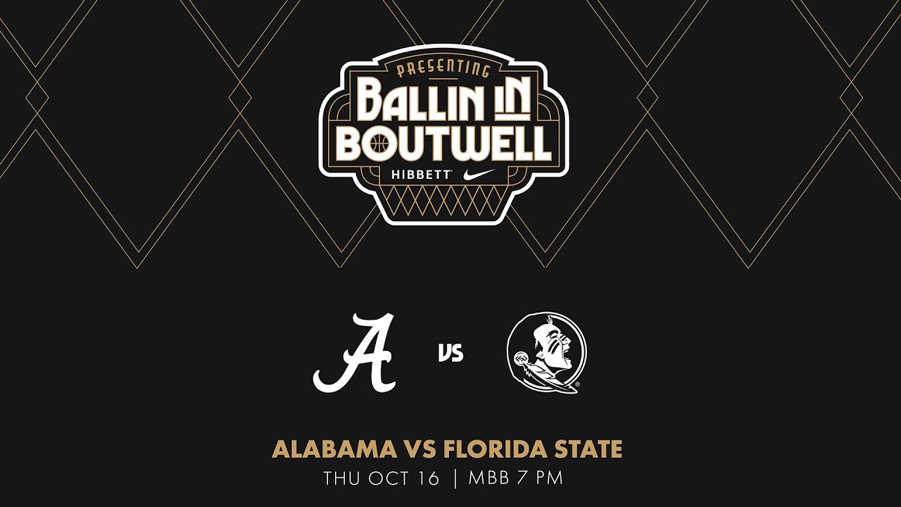 Ballin' In Boutwell | Alabama vs Florida State | Men's | Live Broadcast