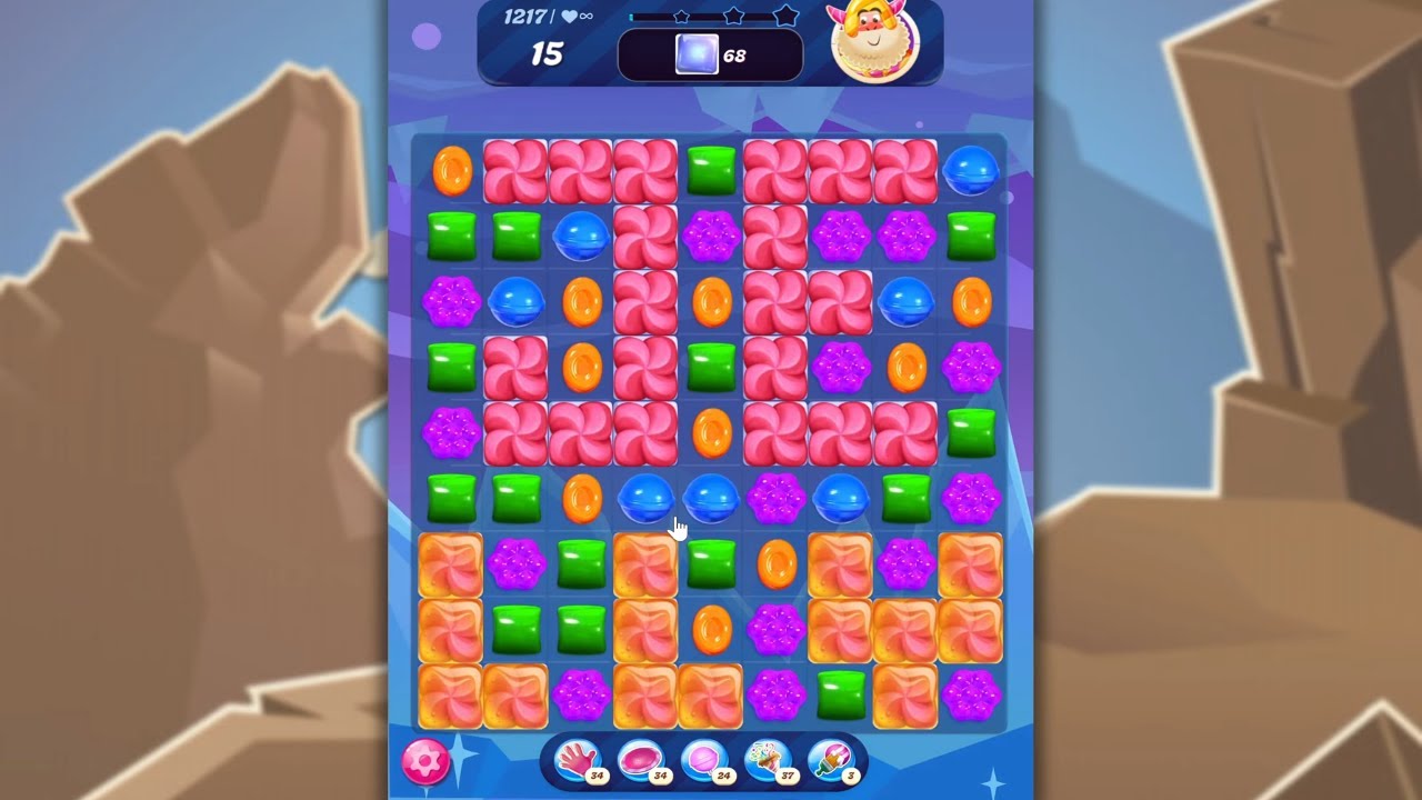 Candy Crush Saga LEVEL 1217 NO BOOSTERS (new version)🐟☑️