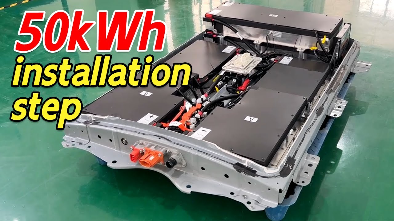 VIVNE-Nissan leaf 50kWh battery module installation tutorial