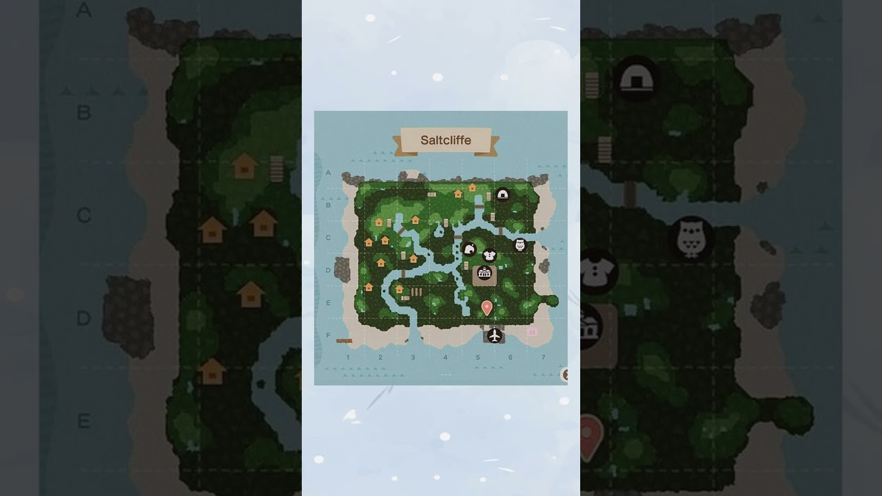 all SIX of my ACNH island maps from start to finish!