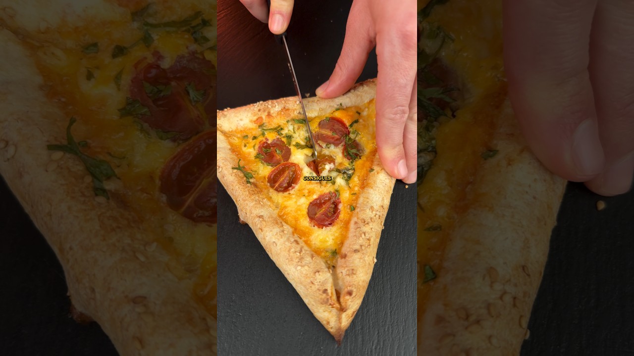 Pizza crujiente #receta