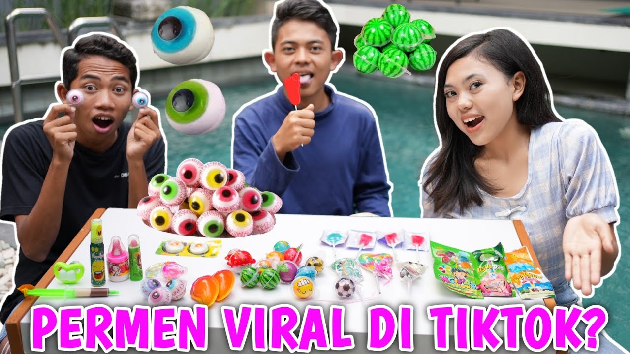 NYOBAIN PERMEN UNIK JADUL VIRAL DITIKTOK, PENUH DRAMA! ADA PERMEN MATA ZOMBIE?! | Mikael TubeHD