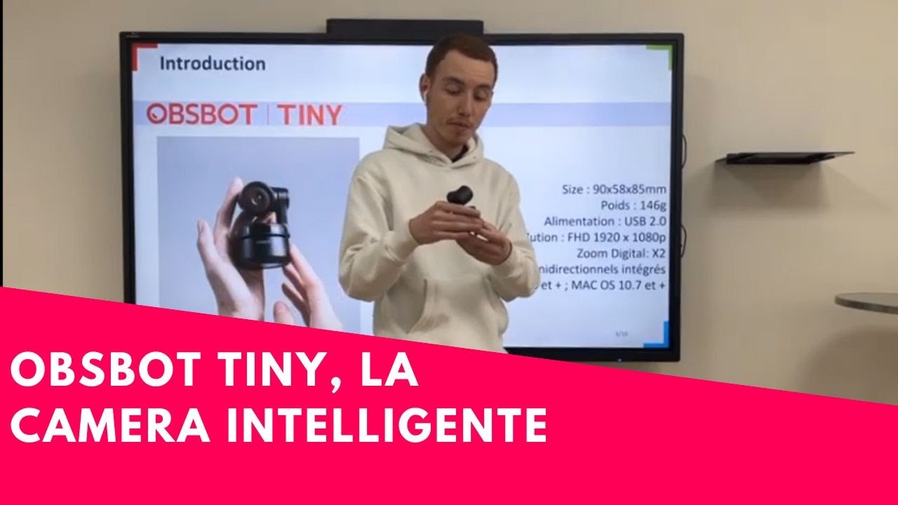 Présentation de la caméra intelligente OBS BOT TINY