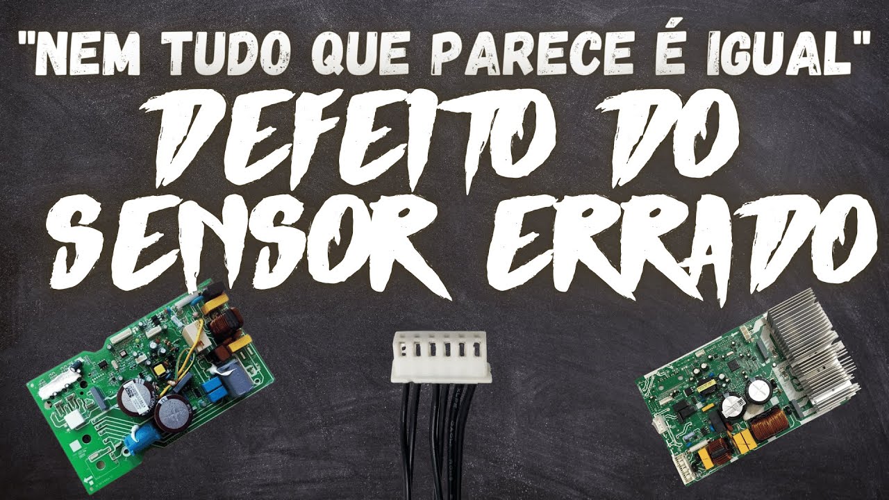 Ar Condiocionado Inverter não Funciona com Sensor Trocado