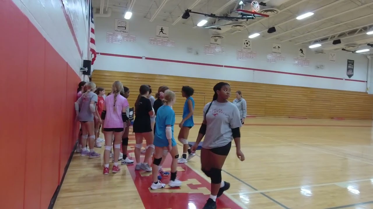 2023 PCH Girls Varsity Volleyball 9 8 23 relay races 2