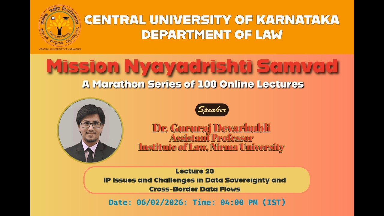 Lecture 20: Nyayadrishti Samvad
