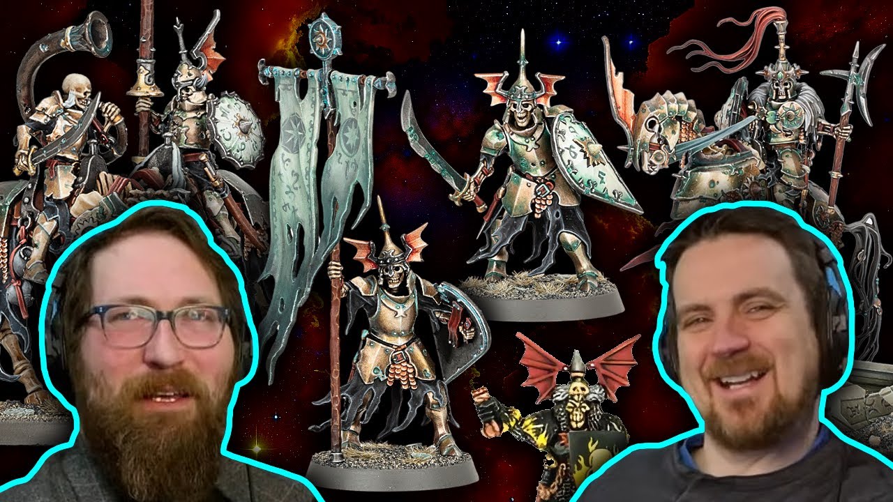 Soulblight Gravelords - Old Skeleton Miniatures - Tom and Ben
