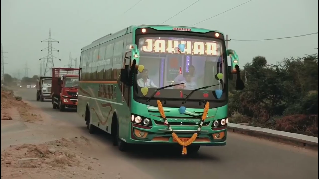 JAHHRA TRAVELS NEW ADD AC SLEEPER COACH BUS ✨