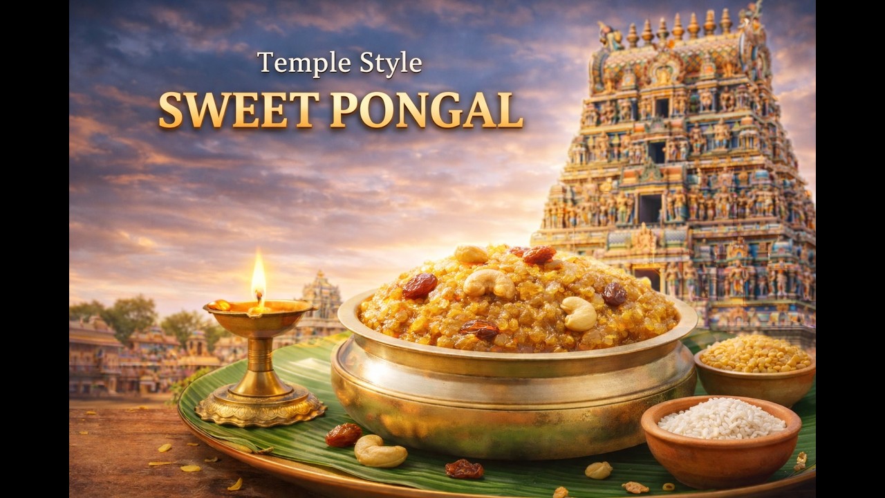“கோவில் சுவையில் சர்க்கரை பொங்கல் | Temple Style Sweet Pongal” #cooking #recipe #pongal #kovaikuyil