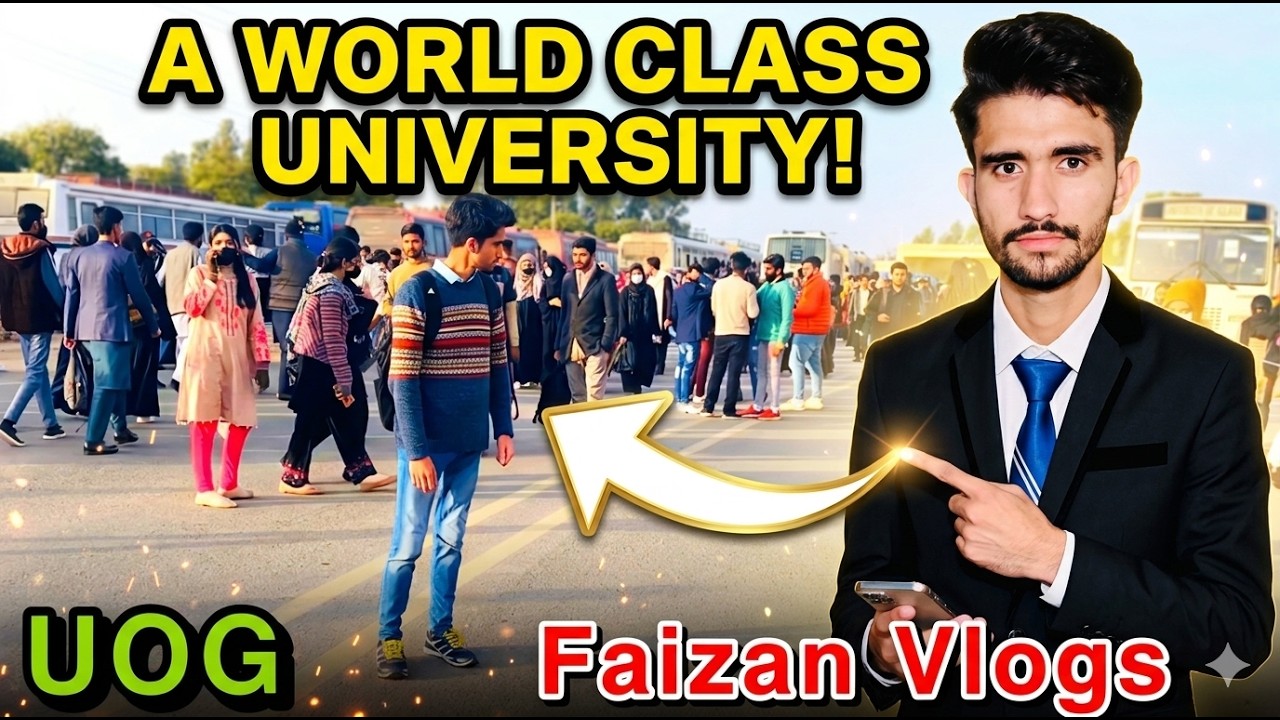 University of Gujrat | UOG | Faizan Hussain Vlogs in UOG