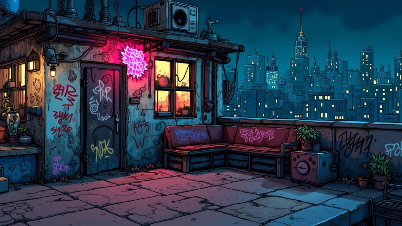 Токийские Lofi Ночи: Японские Lofi Hip Hop Бит для Учебы и Сна 🎵