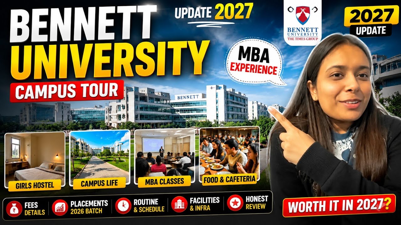 Bennett University MBA Student | Bennett University Girls Hostel 🔥 Bennett University Review