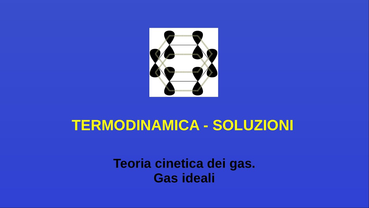 Gas - 1 (teoria cinetica dei gas, gas ideali)