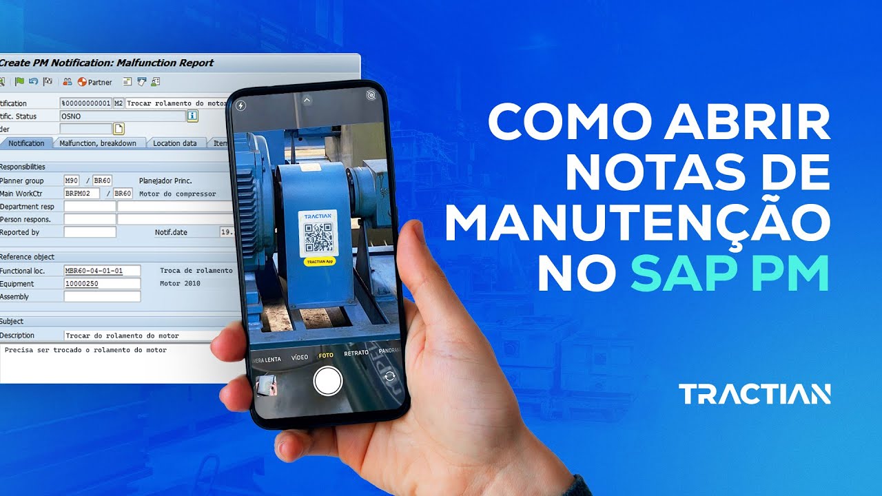 Como abrir uma Nota no SAP PM