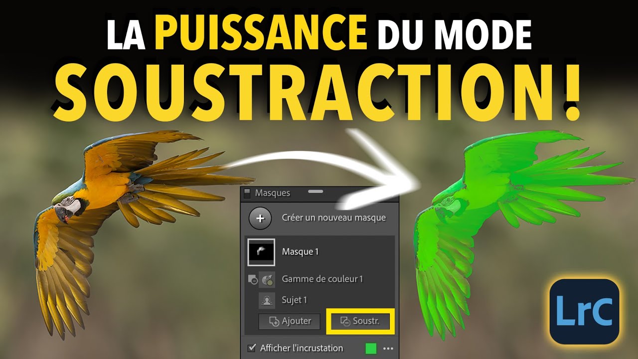 La PUISSANCE du mode SOUSTRACTION dans LIGHTROOM 2023 🔥