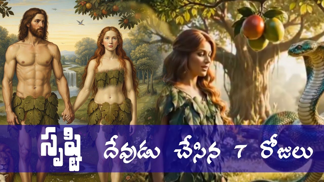  అద్భుత సృష్టి | Telugu Bible 3D | Genesis Creation Story |#telugubible  #youtuberecommendations 