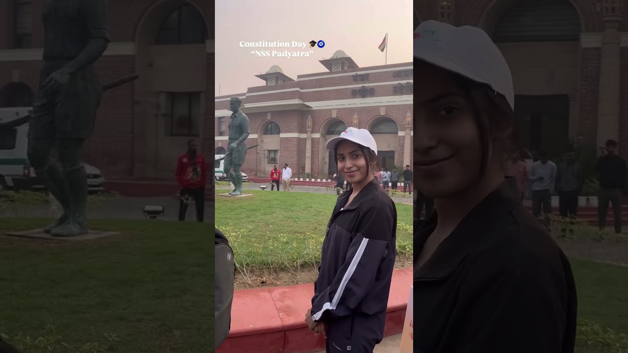 National Padyatra on Constitution Day | NSS Miranda House 🧿✨🎓 #grateful #minivlog #ytviral
