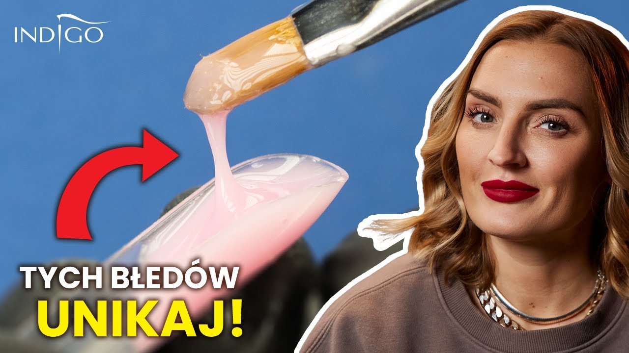 10 BŁĘDÓW przy pracy GÓRNYMI FORMAMI - czego unikać? Przedłużanie żelem | Indigo Nails