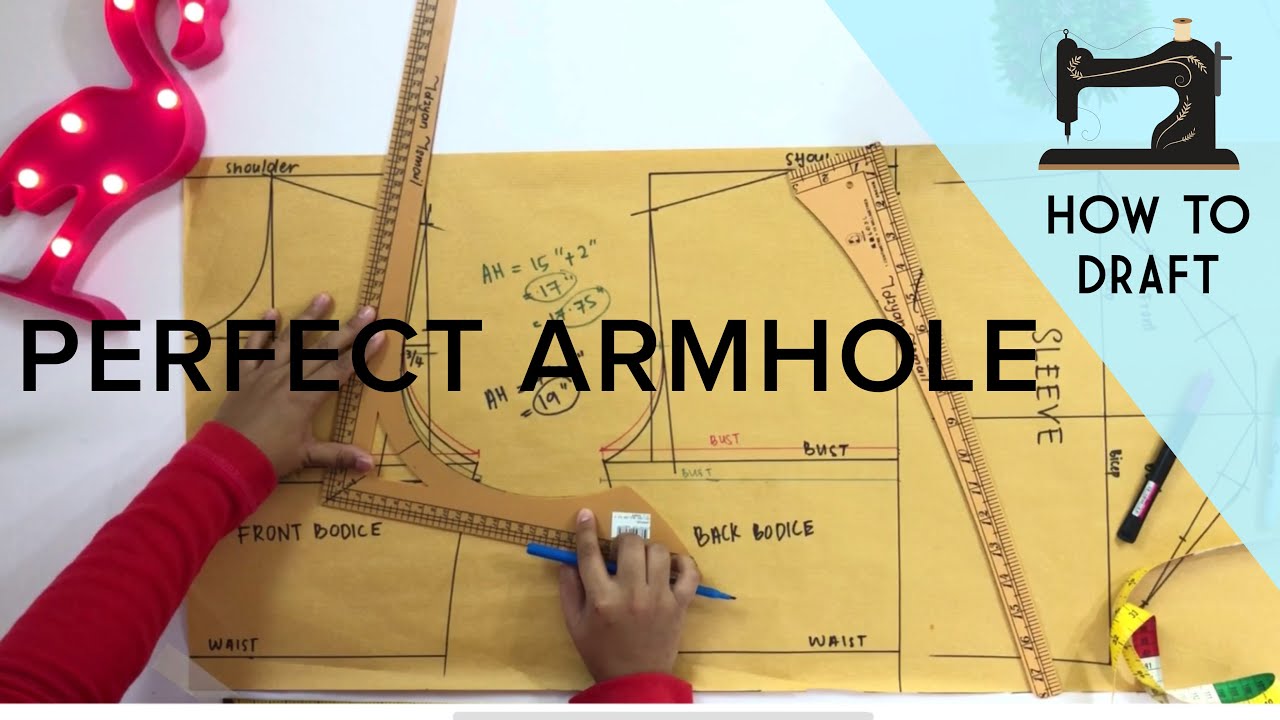 Drafting Perfect Armhole | Armhole Sloper