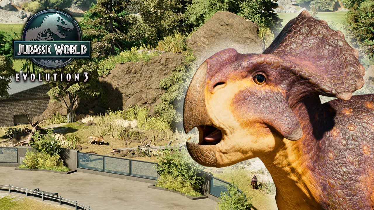 Building my FIRST ENCLOSURE in Jurassic World Evolution 3! 🦕  | Jurassic Valley Ep. 2