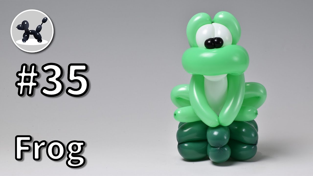 Frog - How to Make Balloon Animals #35 / バルーンアートの作り方 #35 (カエル)