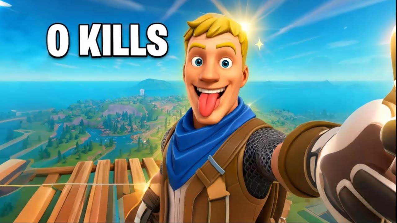 WINNING A FORTNITE GAME WITH 0 KILLS IN 2025 (IMPOSSIBLE)