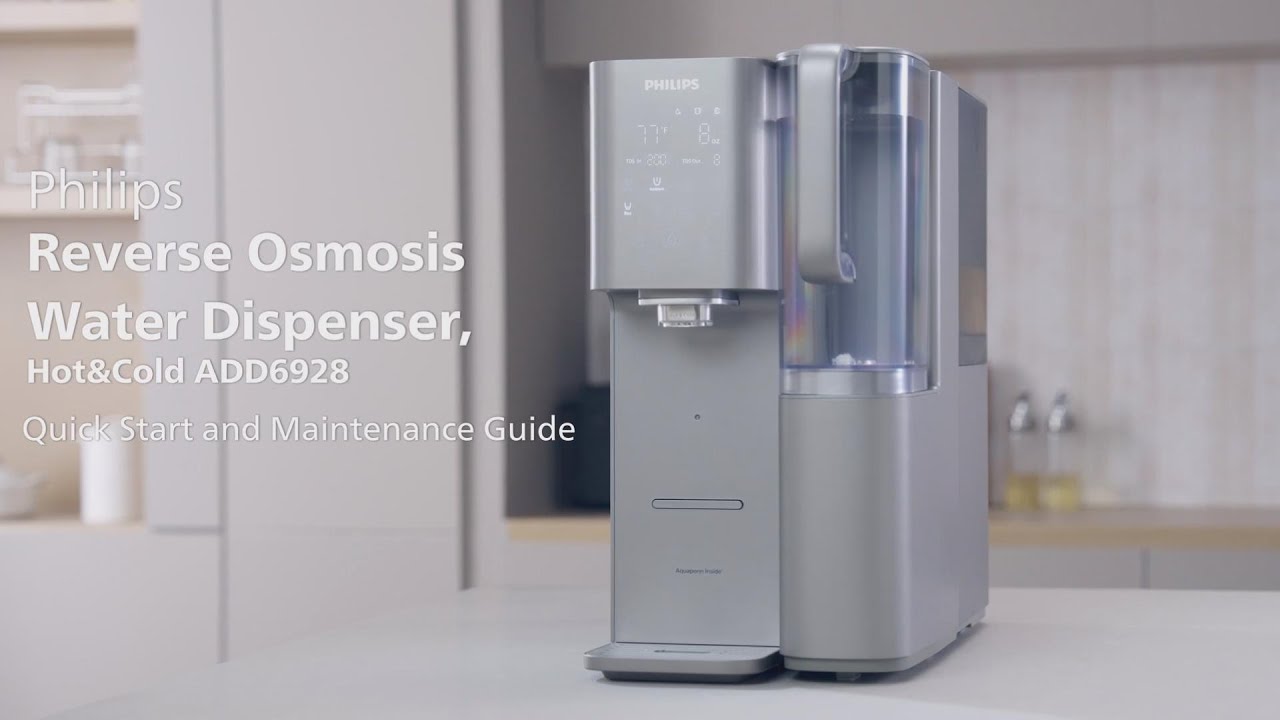 Quick Start and Maintenance Guide - Philips RO Water Station, ADD6928