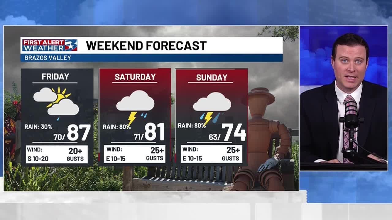 Confidence continues to grow in widespread storms this weekend