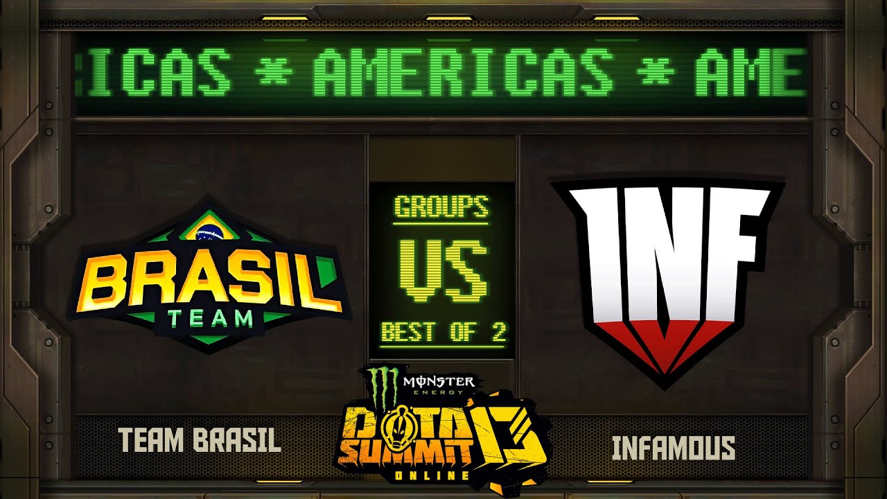 Brasil vs Infamous Game 1 - Monster Energy Dota Summit 13 Online NA/SA: Groups w/ rkryptic & Neph