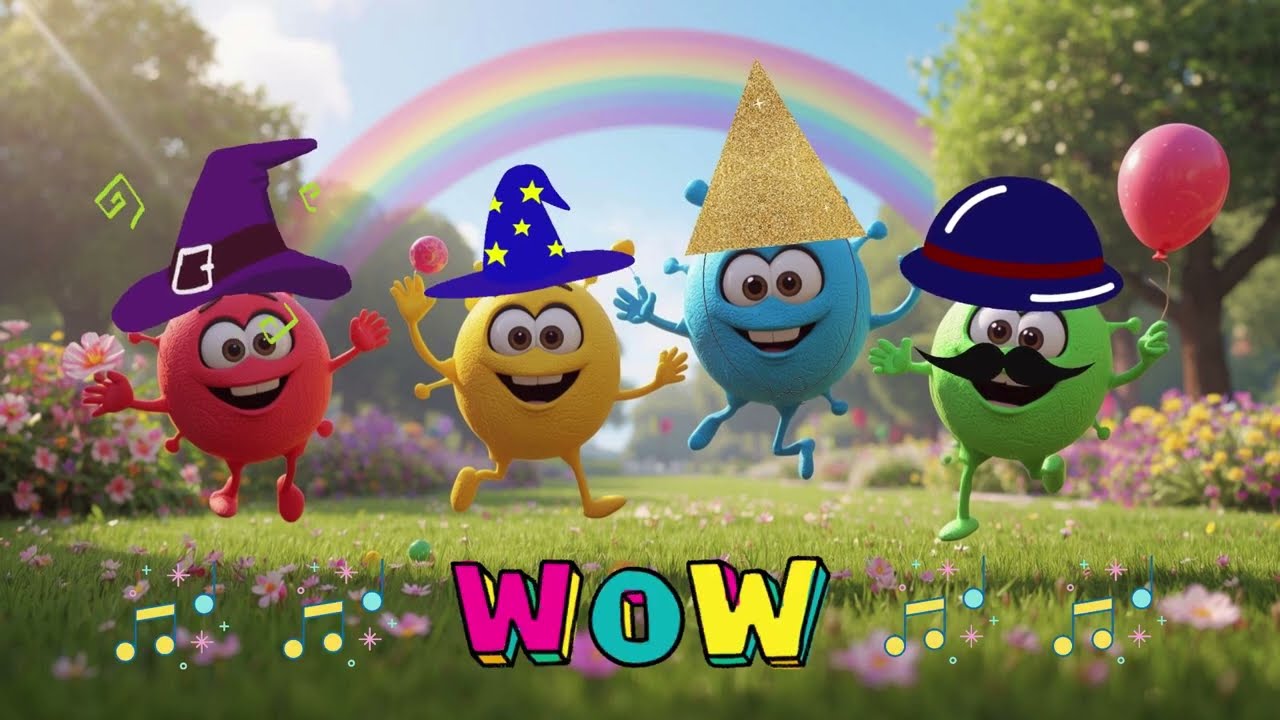 Zdup-Zdup! 🎨 Cântecul Culorilor (Vesel și Interactiv) | Grădinița Nicoletei