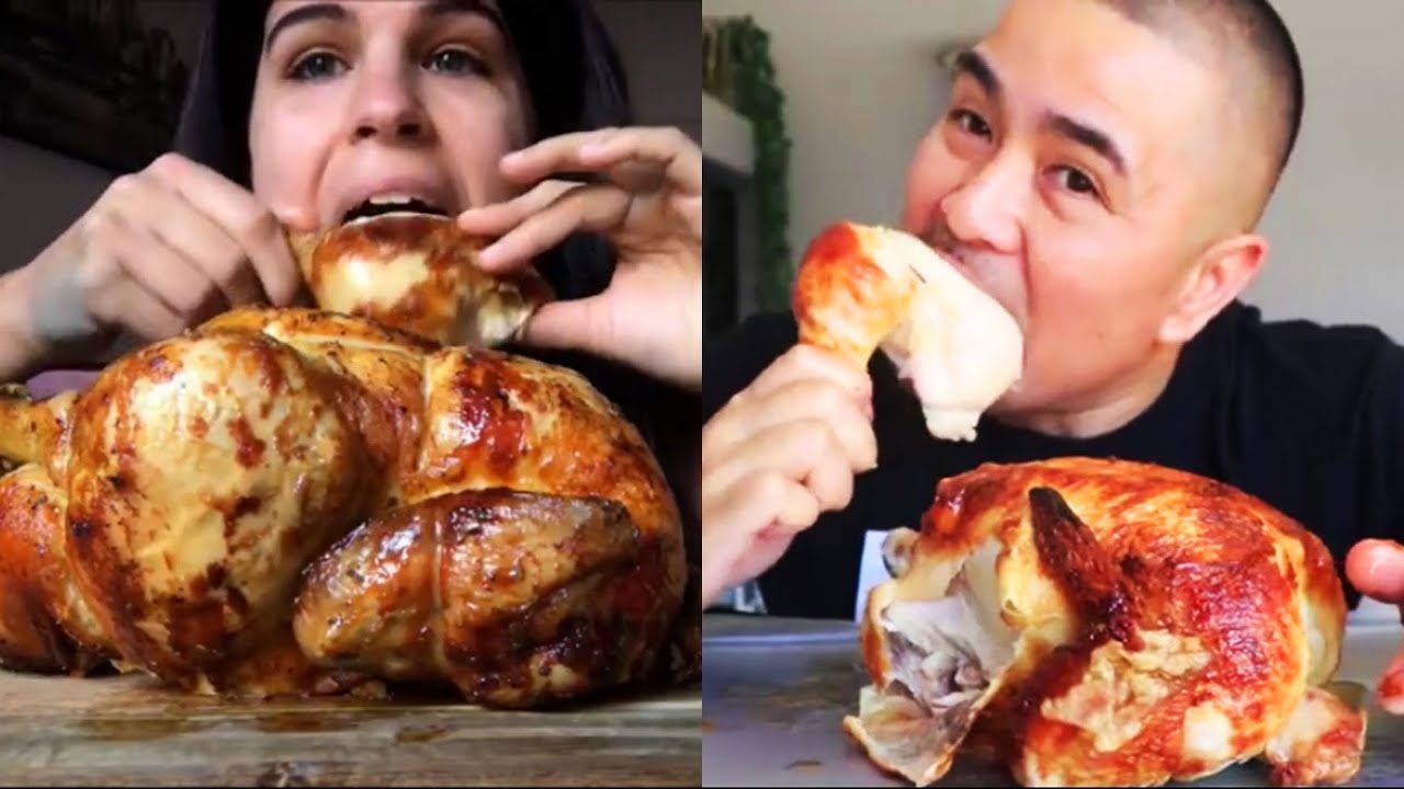 Rotisserie Chicken MUKBANG |  Eating Sounds Rotisserie Chicken  |  Rotisserie Chicken MUKBANG ASMR